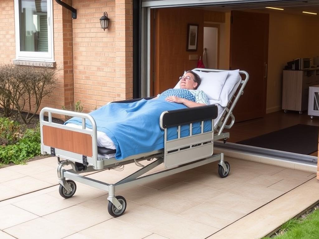 How to transport a bedridden patient from the hospital to homeфото